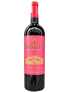 Rượu Vang Chile PrisCilla Nhãn Đỏ 750ml.