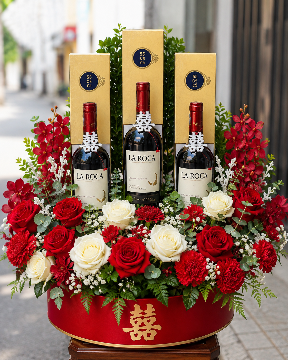 Mẫu rượu vang làm trap cưới đẹp