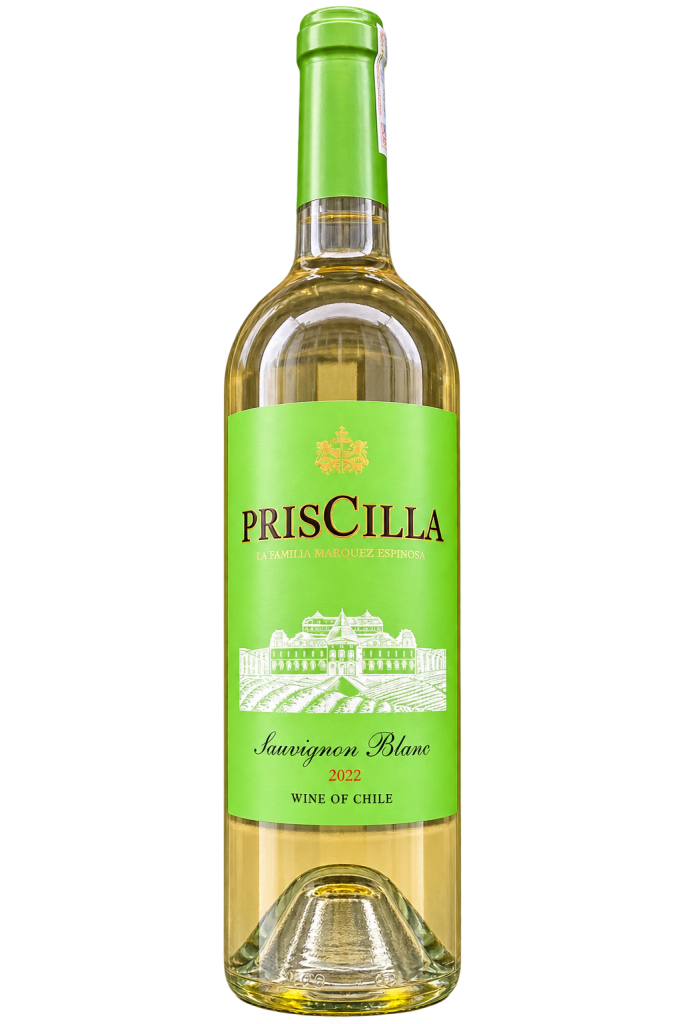 Rượu Vang Chile PrisCilla Trắng 750ml