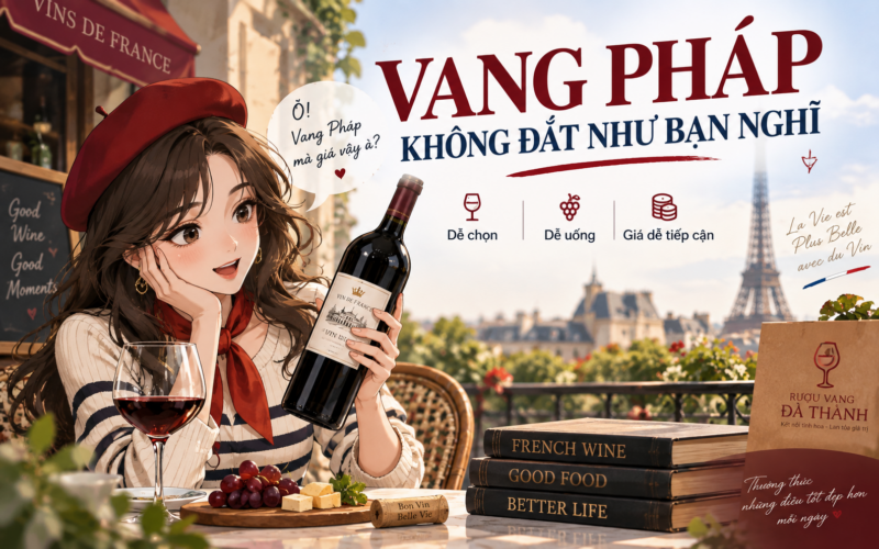 Rượu Vang Pháp Giá Tốt – Mua Sỉ Tại Rượu Vang Đà Thành