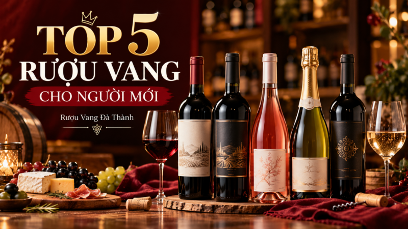 Top 5 Chai Rượu Vang Cho Người Mới Bắt Đầu Tại Rượu Vang Đà Thành